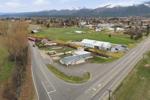 Corner Commercial Land With Improvements