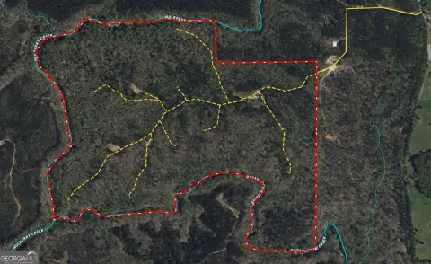 Secluded Land with Creek Frontage