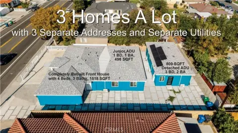 Rebuilt Triplex in Midway City