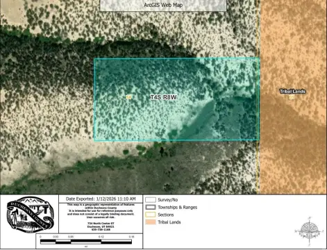 Remote Land Near Strawberry Pinnacles