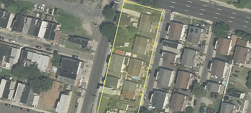 Fenced Lots Near Walt Whitman Bridge