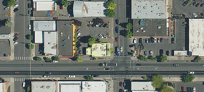 Downtown Corner Commercial Building