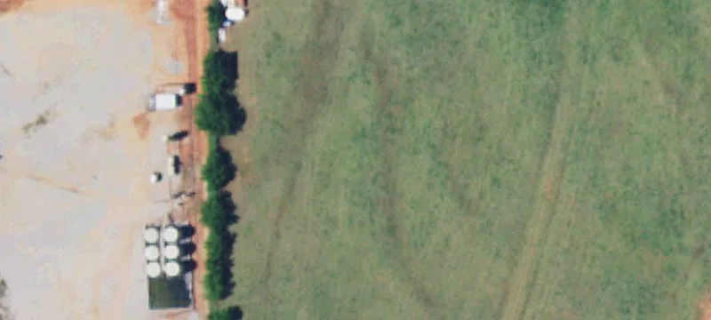 Highway Land with Gas Station