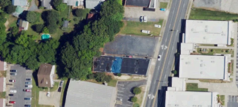 Commercial Building at Busy Intersection