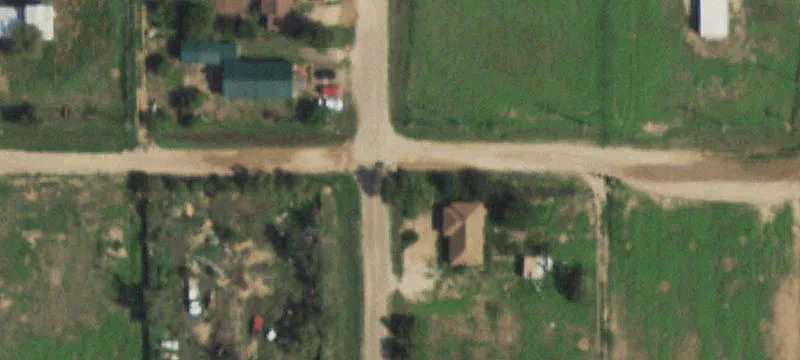 Grain Elevator with Storage Barn