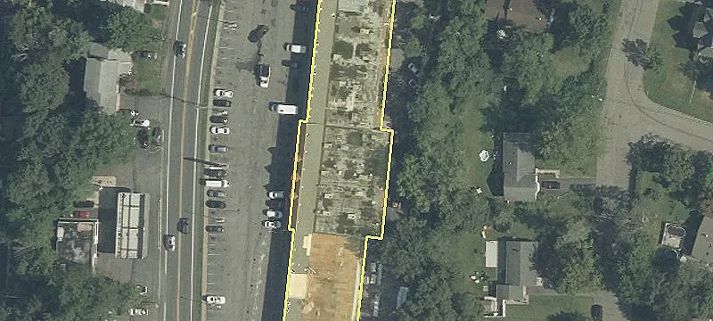 Condo in Busy Strip Mall