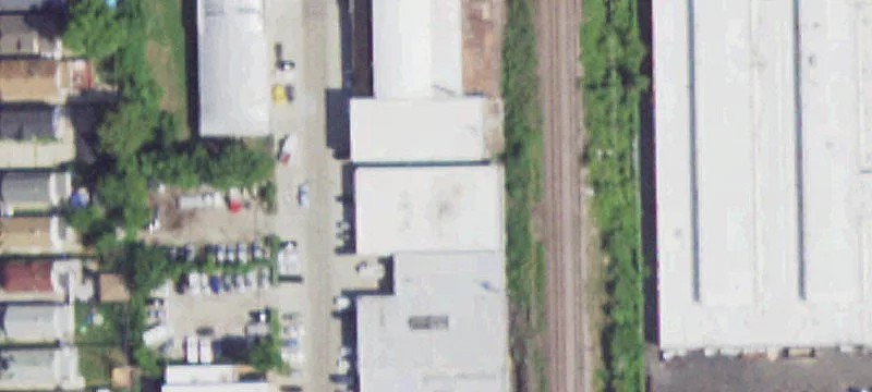 Brick Warehouse with Overhead Doors