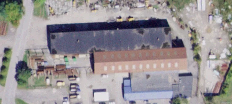 Ithaca Industrial Building with Cranes