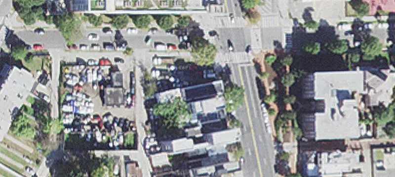 Georgia Avenue Car Dealership Lot