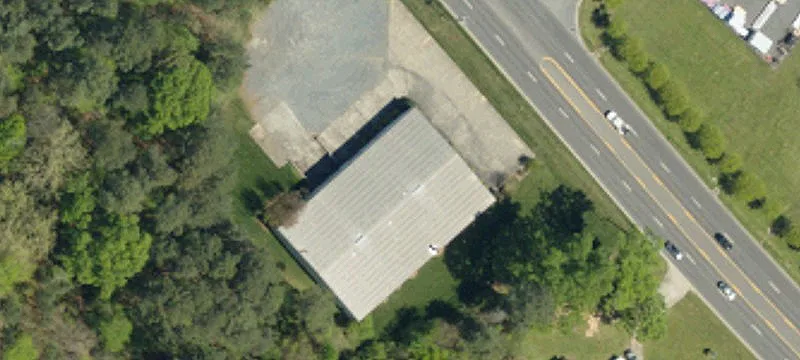 Industrial Building Near Retail Development