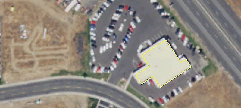Highway Frontage Automotive Dealership