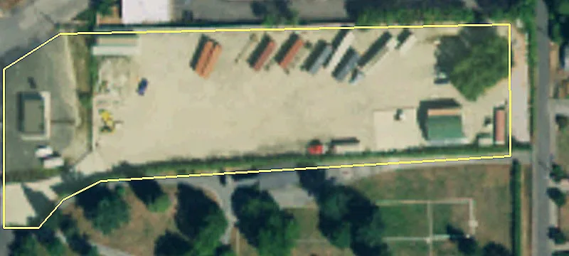 Secured Storage Yard with Office
