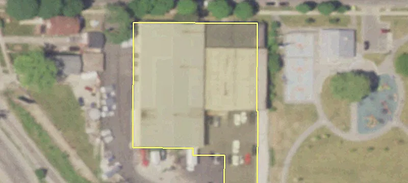 Industrial Building with Rail Access
