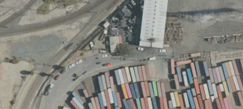 Wilmington Warehouse with Cranes