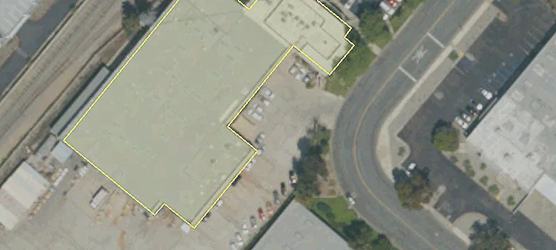 Industrial Building with Fenced Yard