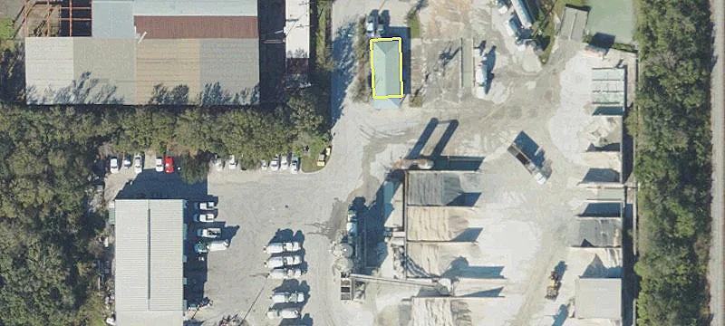 Tampa Manufacturing Facility with Cranes