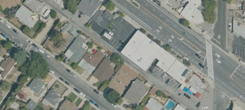 Foothill Boulevard Storefronts with Parking