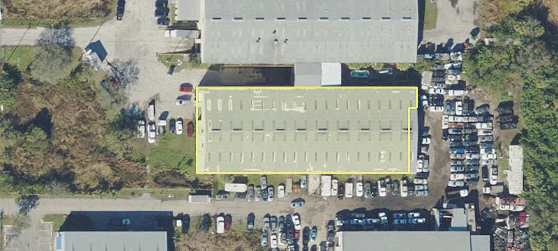 Industrial Building with Fenced Yard