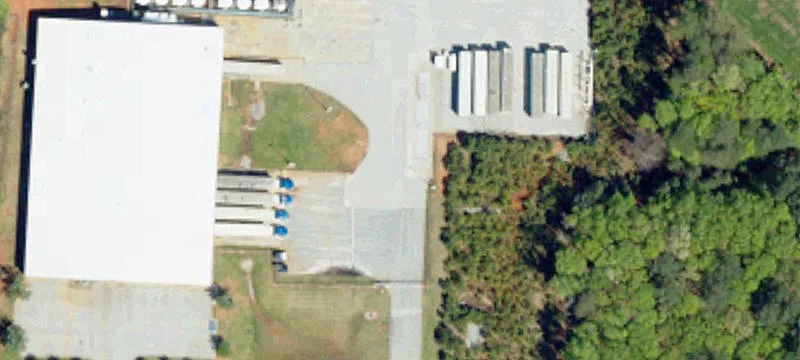 Industrial Facility with Rail Spur