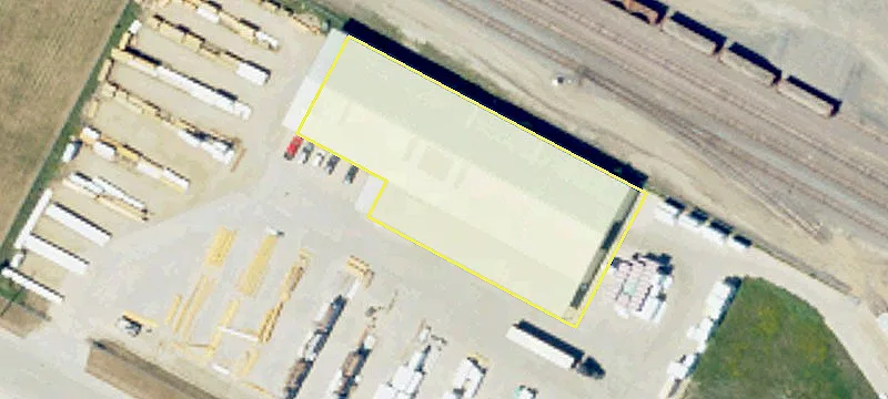 Fargo Warehouse with Rail Spur