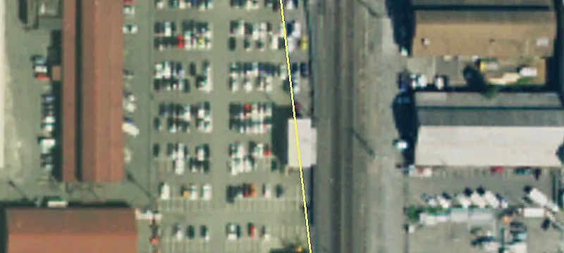Paved Lot with Warehouse