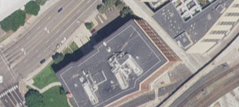 Vacant Office Building with Parking