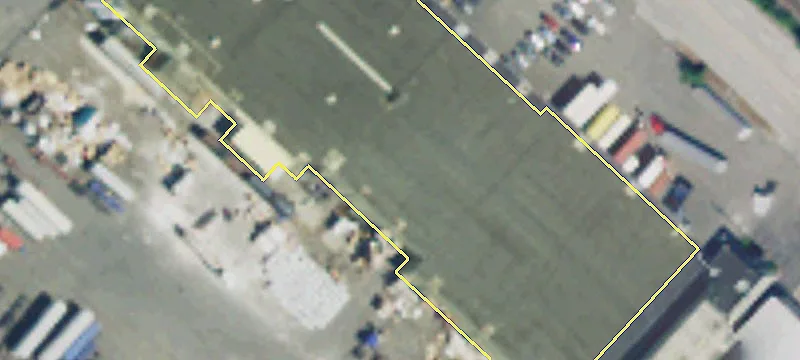 Fenced Storage Yard with Rail