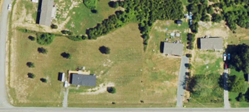 Snow Camp Land with Buildings