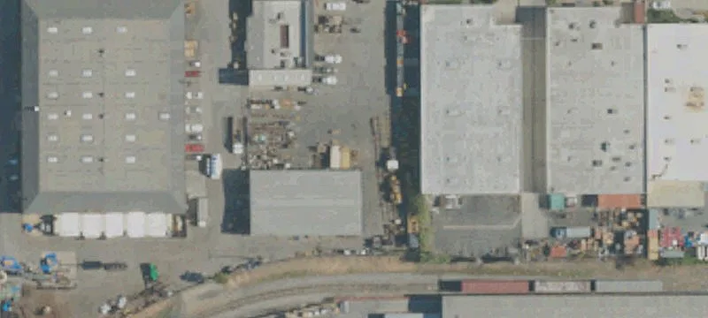 Industrial Building with Fenced Yard