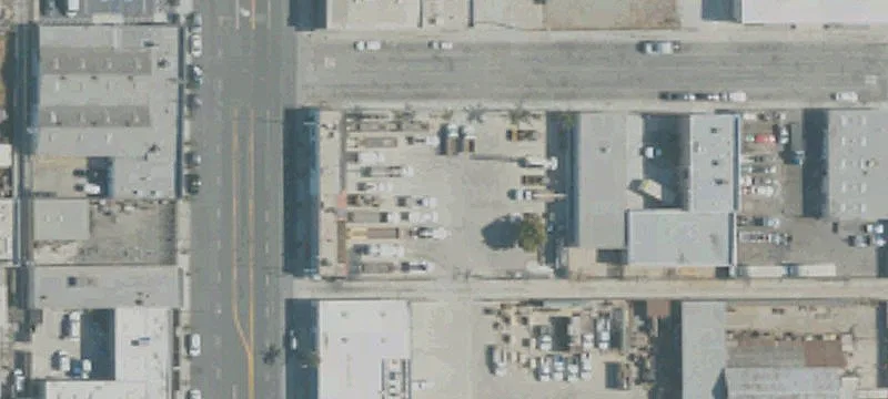 Concrete Yard with Building
