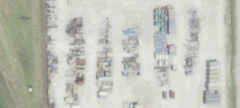 Stabilized Yard with Metal Building