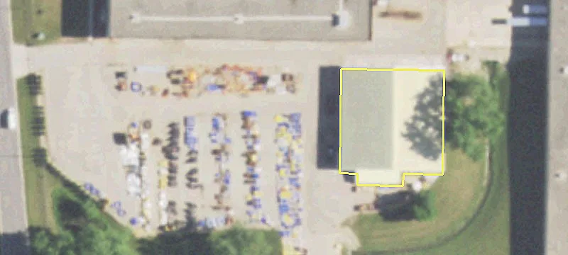 Industrial Facility with Crane Rails