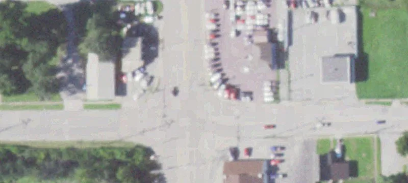 Automobile Lot with Sales Office