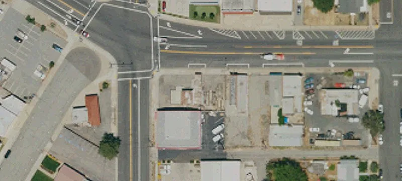 Retail Building on Corner Lot