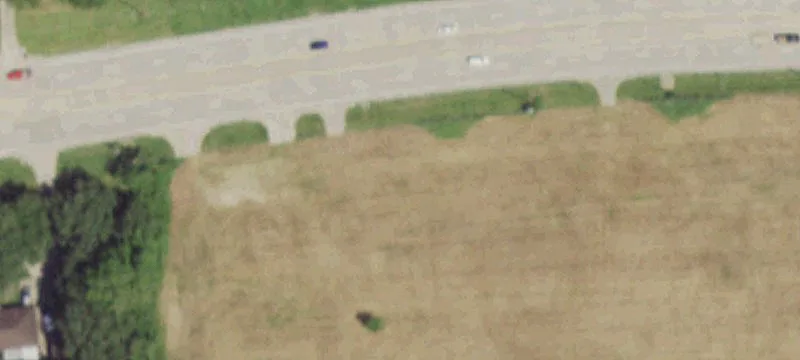 Cleared Land Near Highway Intersection
