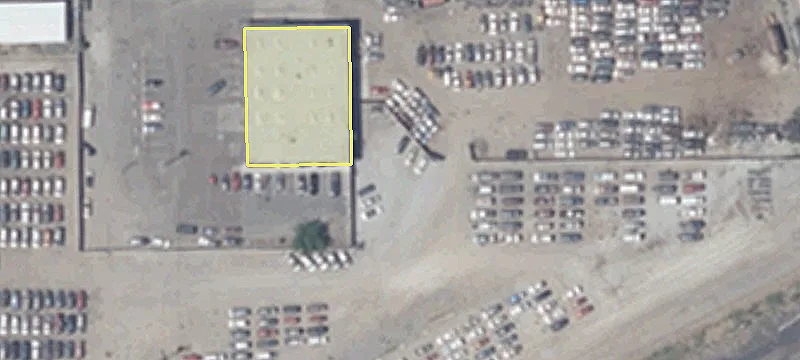 Industrial Building with Fenced Storage