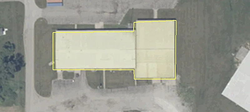 Kendallville Warehouse with Planned Roof