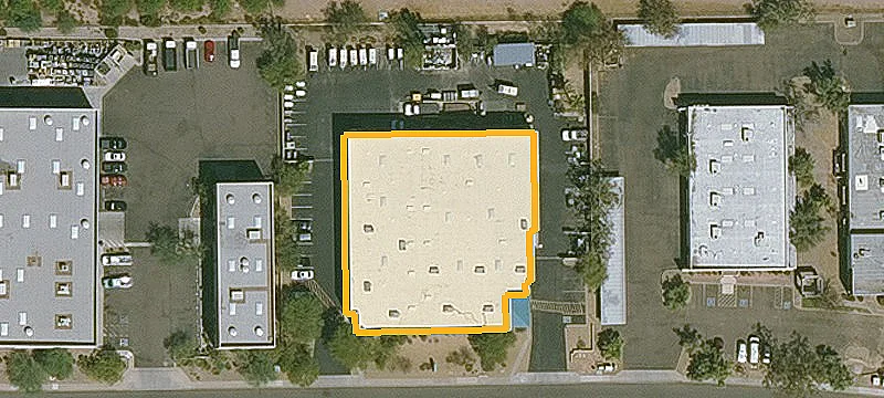 Mesa Warehouse with Freeway Signage