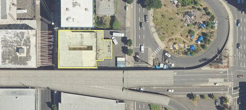 Portland Office Building with Trees
