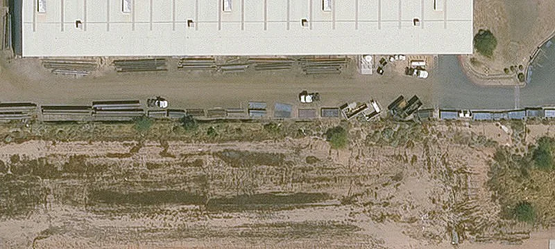 Industrial Facility with Rail Access