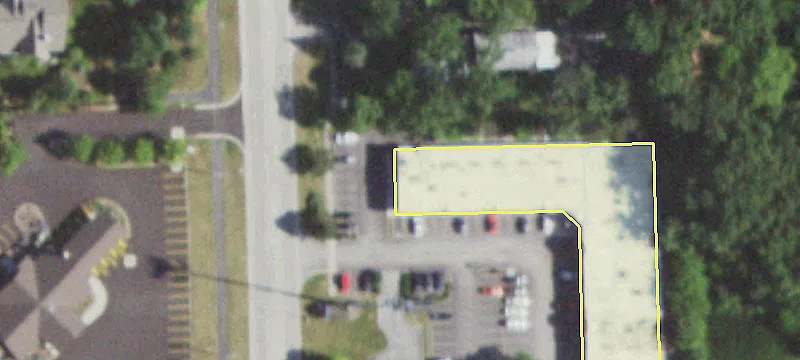 Retail Center at Busy Intersection