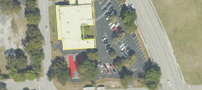 Community Building with Ample Parking