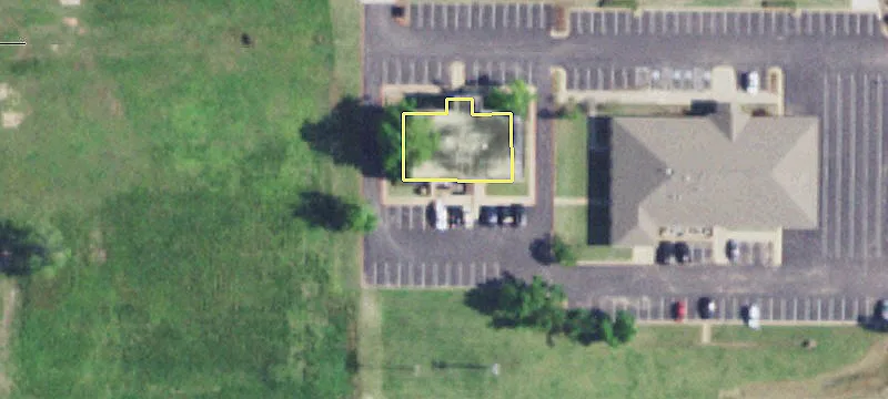 Fenced Warehouse with Loading Platform