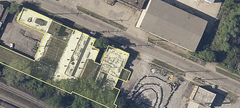 Industrial Warehouse with Outdoor Storage