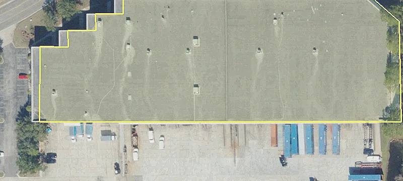 Warehouse Building with Parking