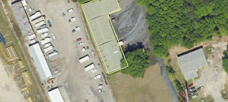 Industrial Warehouse with Fenced Yard