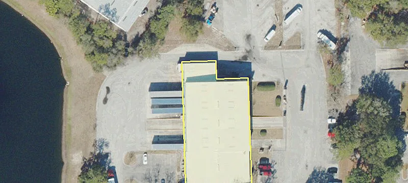 Industrial Warehouse with Fenced Yard
