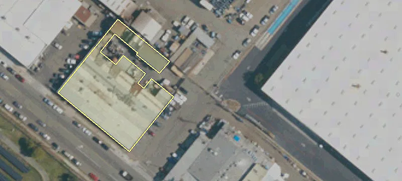 Industrial Warehouse with Fenced Yard