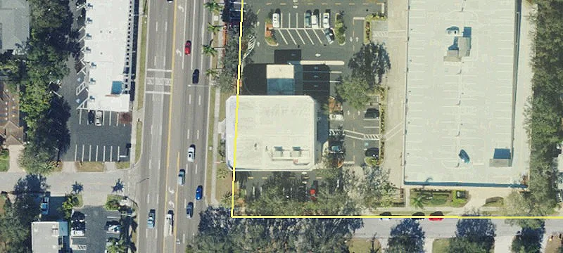 Two-Story Building Near Sarasota Hospital