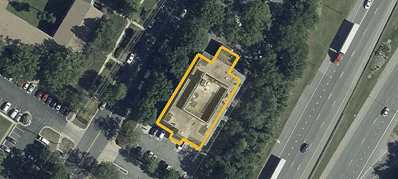 Office Building with Signage Available